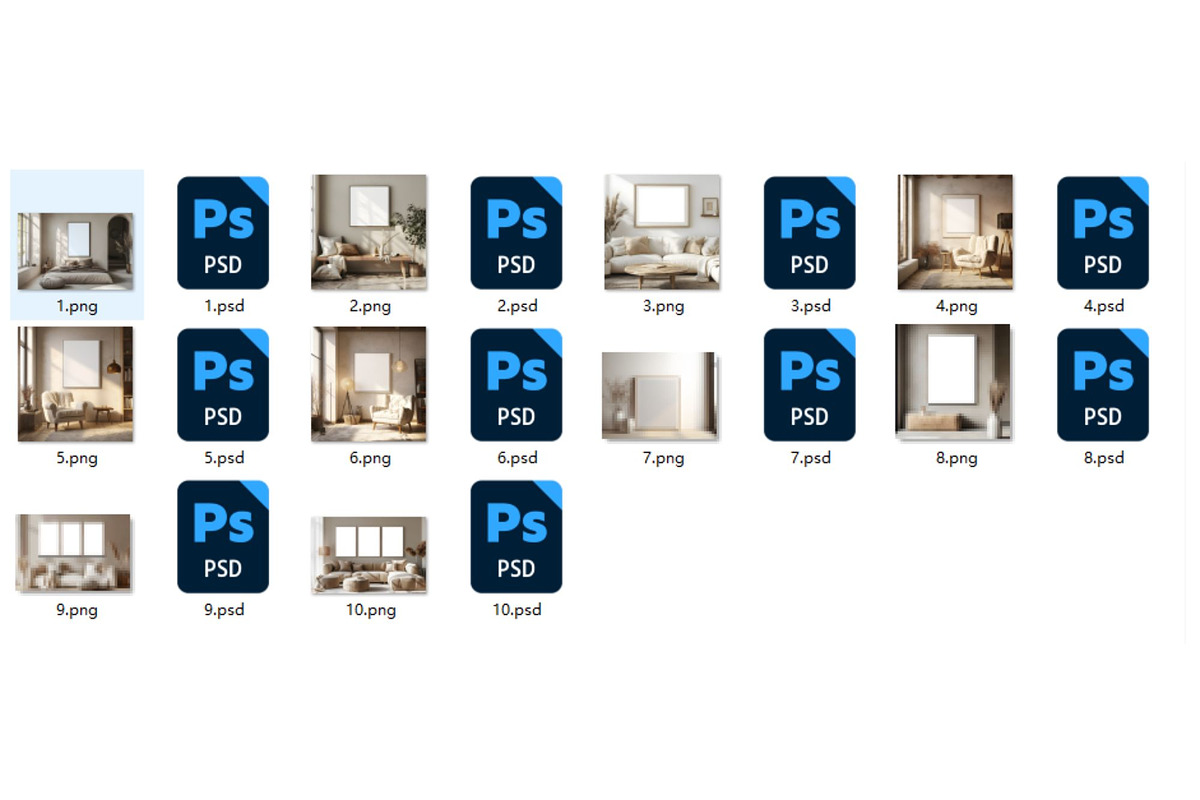 Minimalist Interior Frame Mockup 1, a Household Mockup by ARTOZEN DIGITAL (Photo 10 of 10)