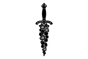 Ornamental Dagger Silhouette Bundle, an Object Illustration by Gaye Art (Thumbnail 11 of 15)