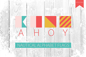 Nautical Alphabet Flags