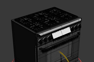 36 Inch Gas Range Cooker