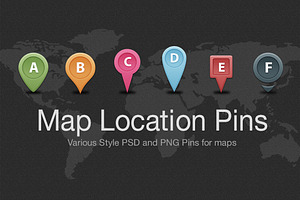 Map Location Pins