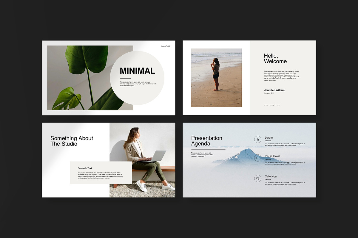 Minimal Presentation Layout, a Presentation Template by SparkPro (Photo 2 of 8)