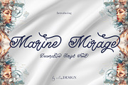 Marine Mirage Font, a Script Font by erlosDESIGN (Thumbnail 2 of 11)