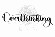 Overthinking, a Handwritten Font by FreshTypeINK (Thumbnail 1 of 7)