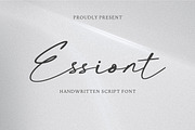 Essiont - elegant script font, a Script Font by Fontcastle (Thumbnail 1 of 5)