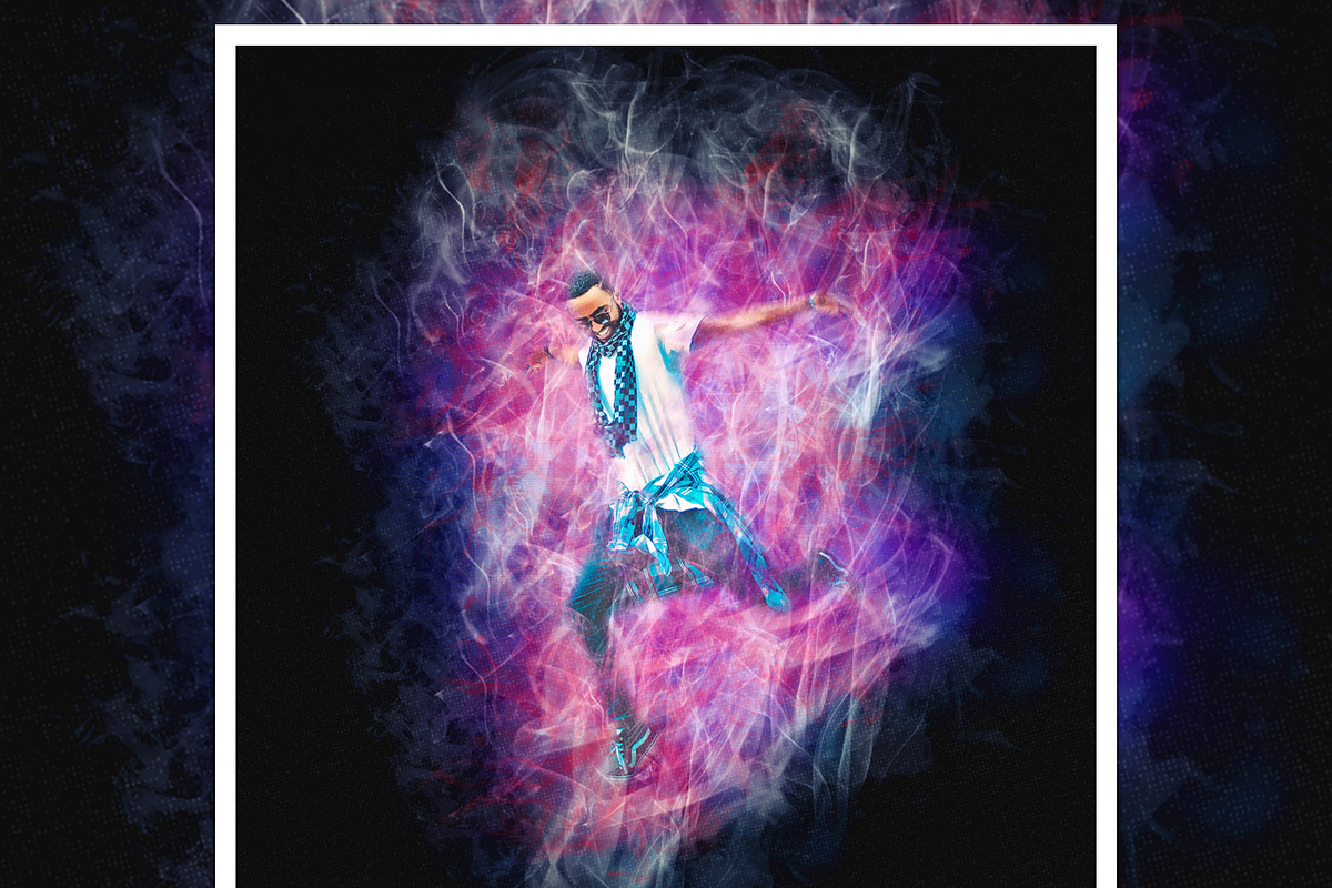 Color Smoke Effect Photoshop Action, an Action Add-On by Studio Retouch (Photo 2 of 12)