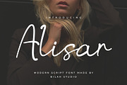 Alisar Modern Script Font, a Script Font by Bilahstudio (Thumbnail 1 of 12)