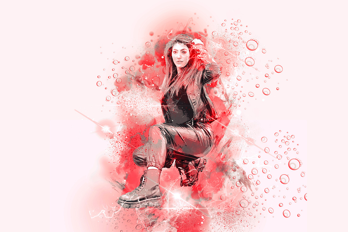 Watercolor Artist Photoshop Action, an Action Add-On by Studio Retouch