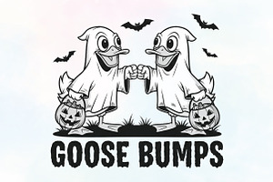 Funny Halloween Ghost Goosebumps PNG, an Illustration by CraftArtStudio