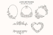 Roses & Bows Botanical Bundle, an Object Graphic by Rose Design (Thumbnail 10 of 11)