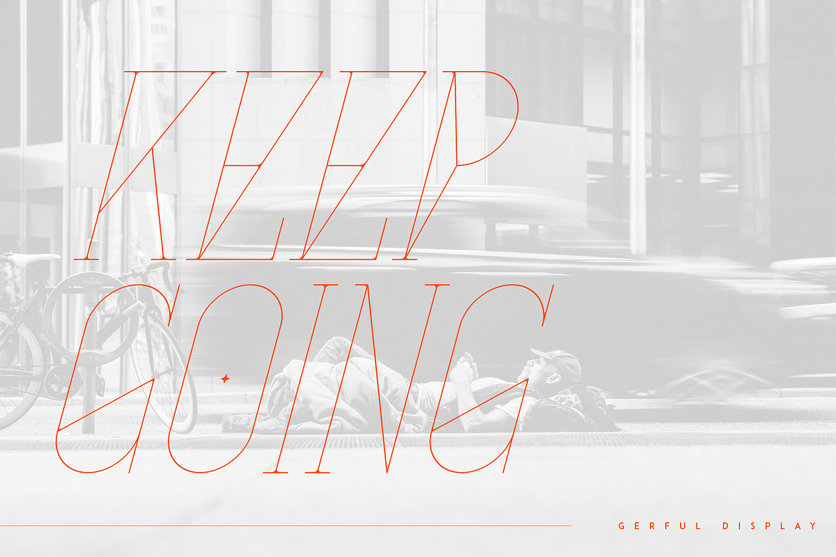 Gerful - Creative Display Typeface, a Font by Only Fonts (Photo 6 of 10)