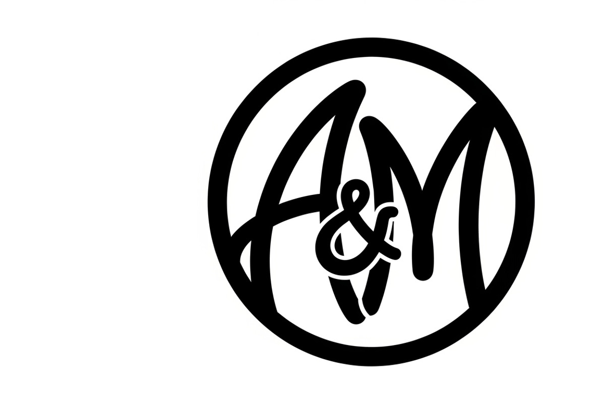couple initial circle monogram, an Illustration by Amazin_art (Photo 7 of 31)
