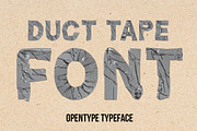 Duct Tape Font, a Font by Handmadefont (Thumbnail 1 of 9)