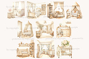 Baby Shower Graphics Collection, a Decorative Illustration by GlamArtZhanna (Thumbnail 3 of 5)