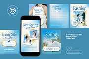 Spring Fashion Instagram Template, a Social Media Template by graphicook (Thumbnail 1 of 3)