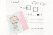 Time flies Pink - Aviator bear, an Illustration by Lolytop Studio (Thumbnail 5 of 7)