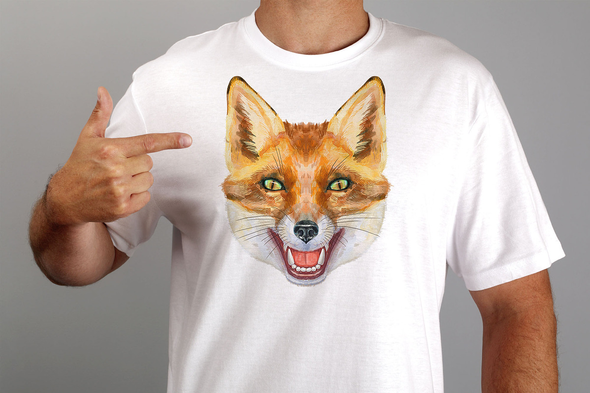 Watercolor red fox, an Animal Illustration by Watercolor fantasy (Photo 2 of 5)