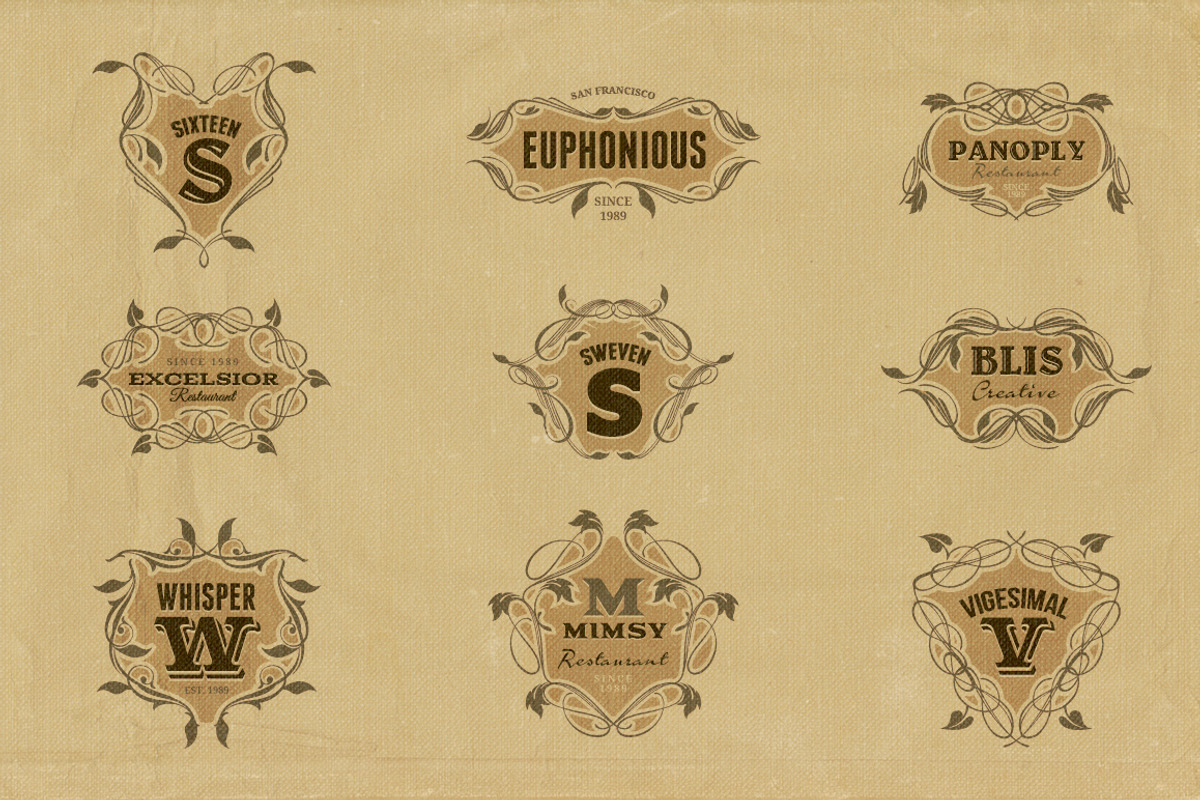 Ornamental frames Vol.2 preview 3