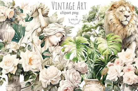 Antique Statue, a Decorative Illustration by TheCuteShop