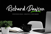 Someone - Textured Handbrush, a Script Font by Almarkhatype (Thumbnail 2 of 10)
