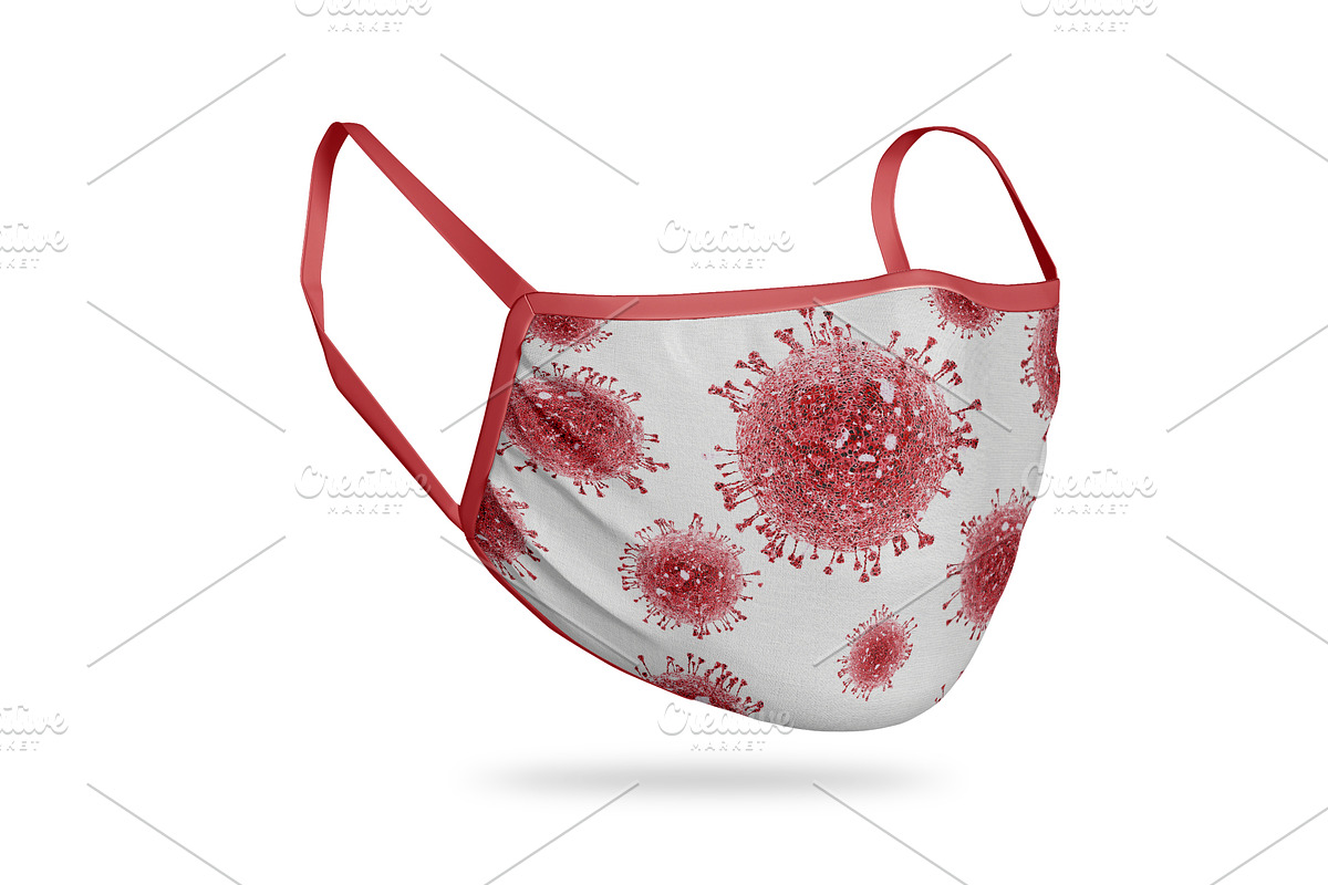 Face mask mockup original, a Mask Mockup by Radmila (Photo 6 of 6)