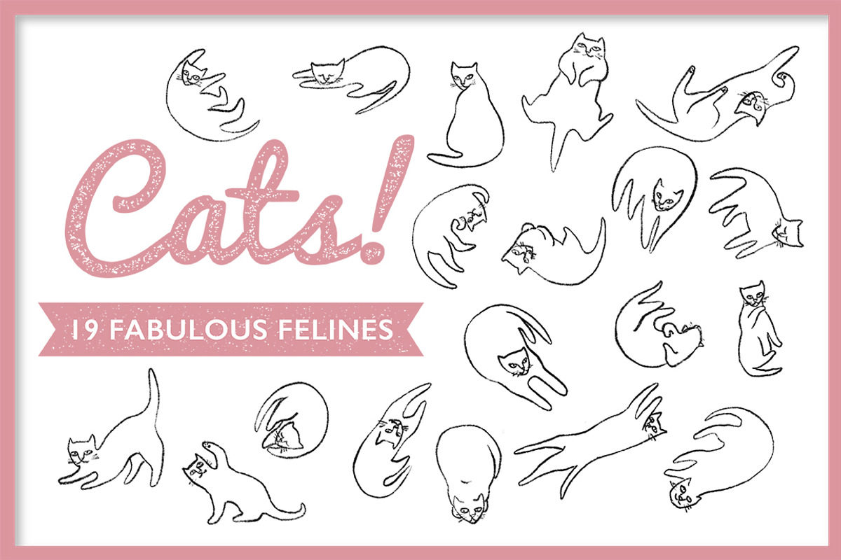 Cats! 19 Fabulous Felines, an Animal Illustration by dear uncle (Photo 1 of 4)