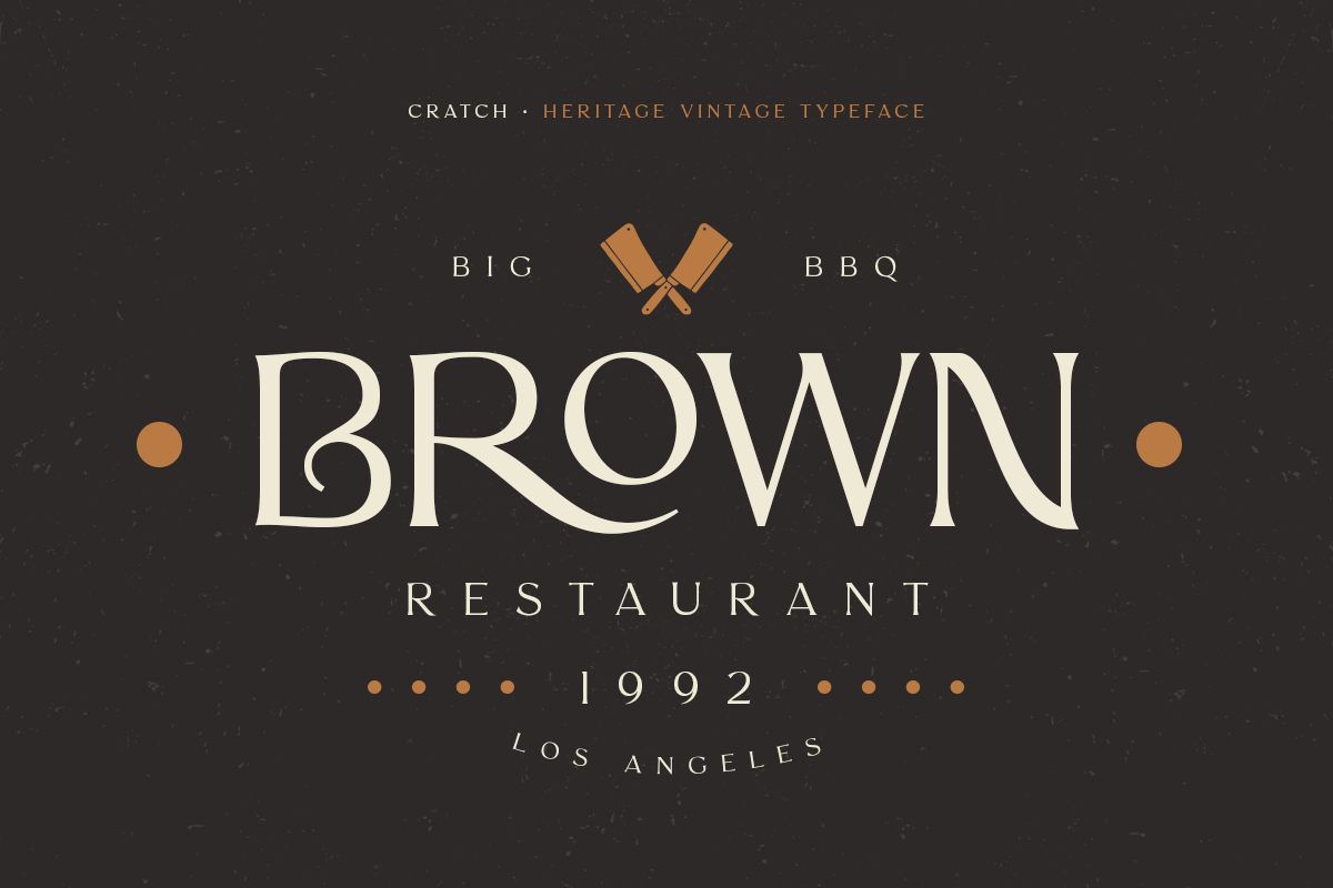 CRATCH - Heritage Vintage Typeface, a Serif Font by Sensatype (Photo 13 of 23)