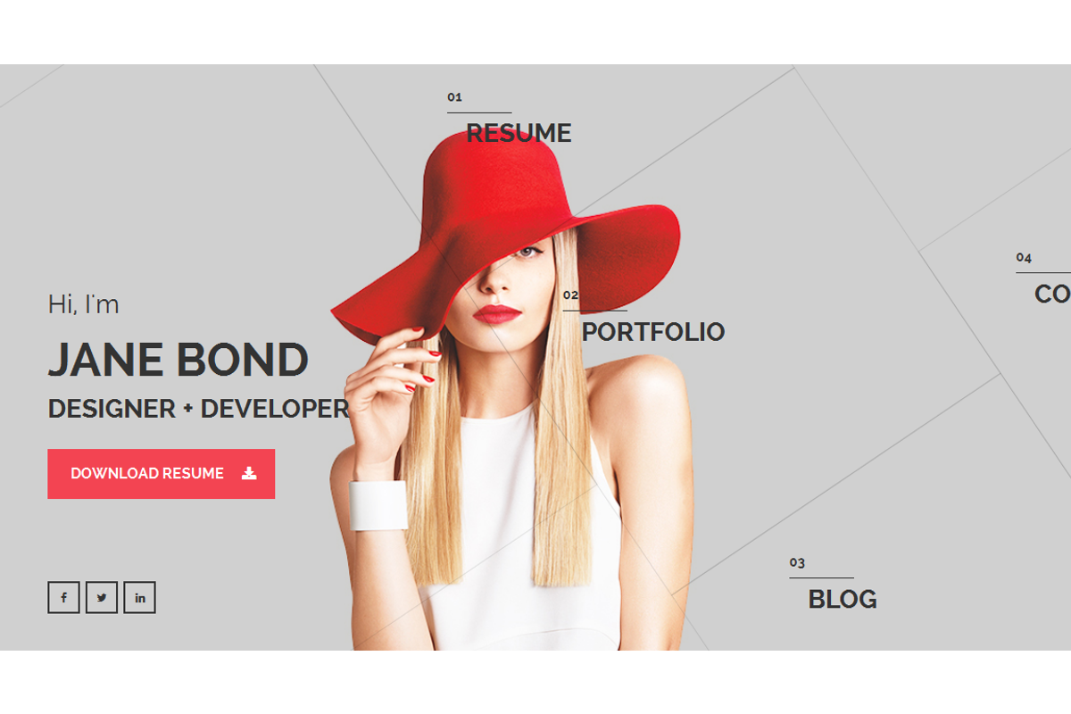 Hello - Resume/Portfolio Template, a Bootstrap Template by LionCoders (Photo 3 of 3)