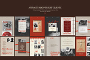 Bold Red Canva Instagram Template, a Social Media Template by And Done Studio (Thumbnail 3 of 8)