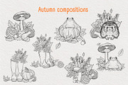 Cozy Autumn Vector Collection, a Seasonal Illustration by ennona_art (Thumbnail 6 of 10)