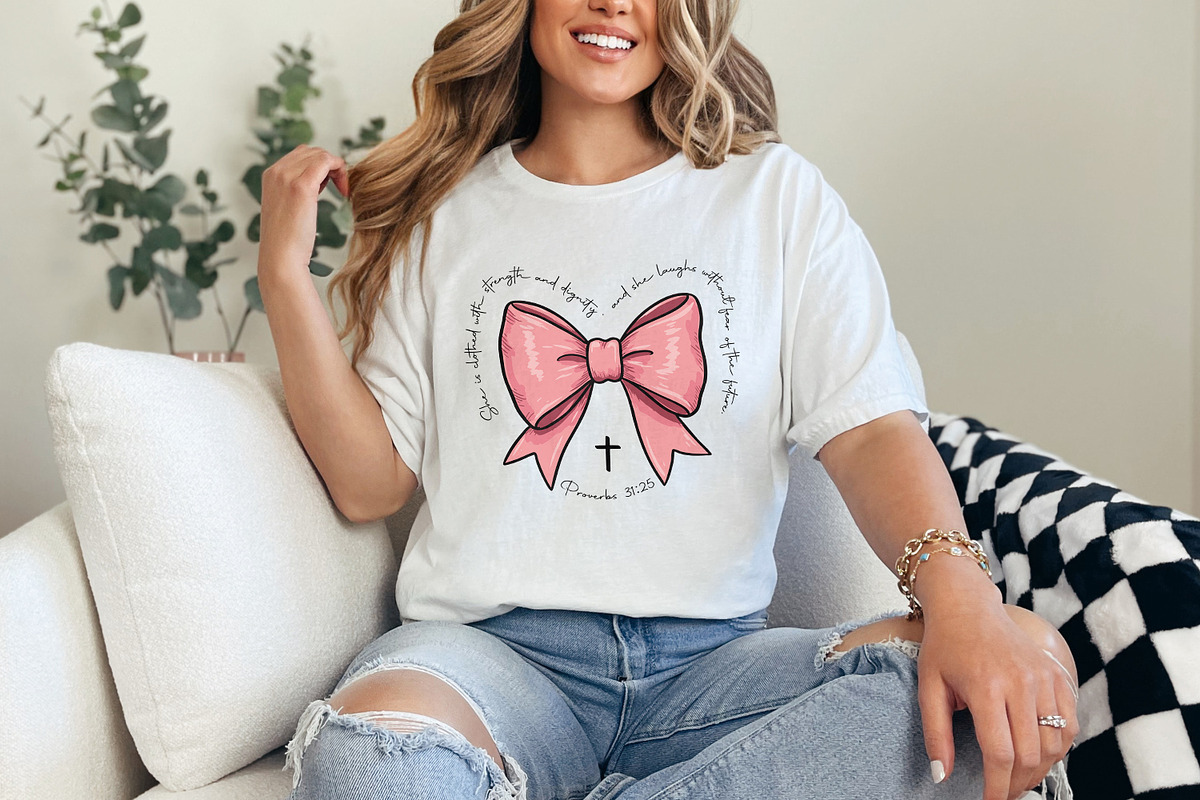 Proverbs Coquette Bow PNG, Pink Bow, an Illustration by SharpMarketplace (Photo 6 of 9)