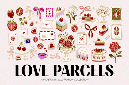 LOVE PARCELS Romantic Illustrations