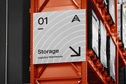 Logo Mockup Logistic Sign, a Product Mockup by Asylab (Thumbnail 4 of 5)