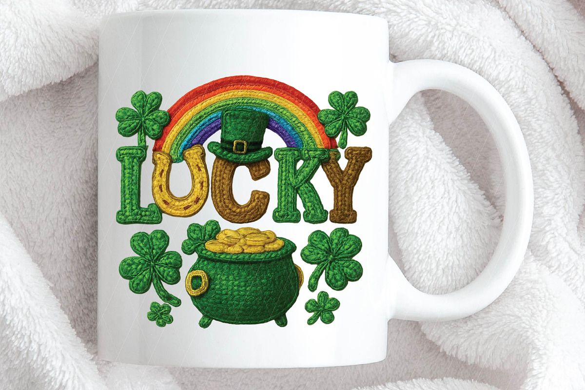 Lucky Mom St. Patricks Day PNG, an Illustration by DreamPrint404 (Photo 4 of 6)