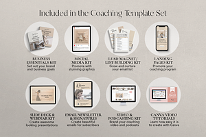 Canva Coaching Business Templates