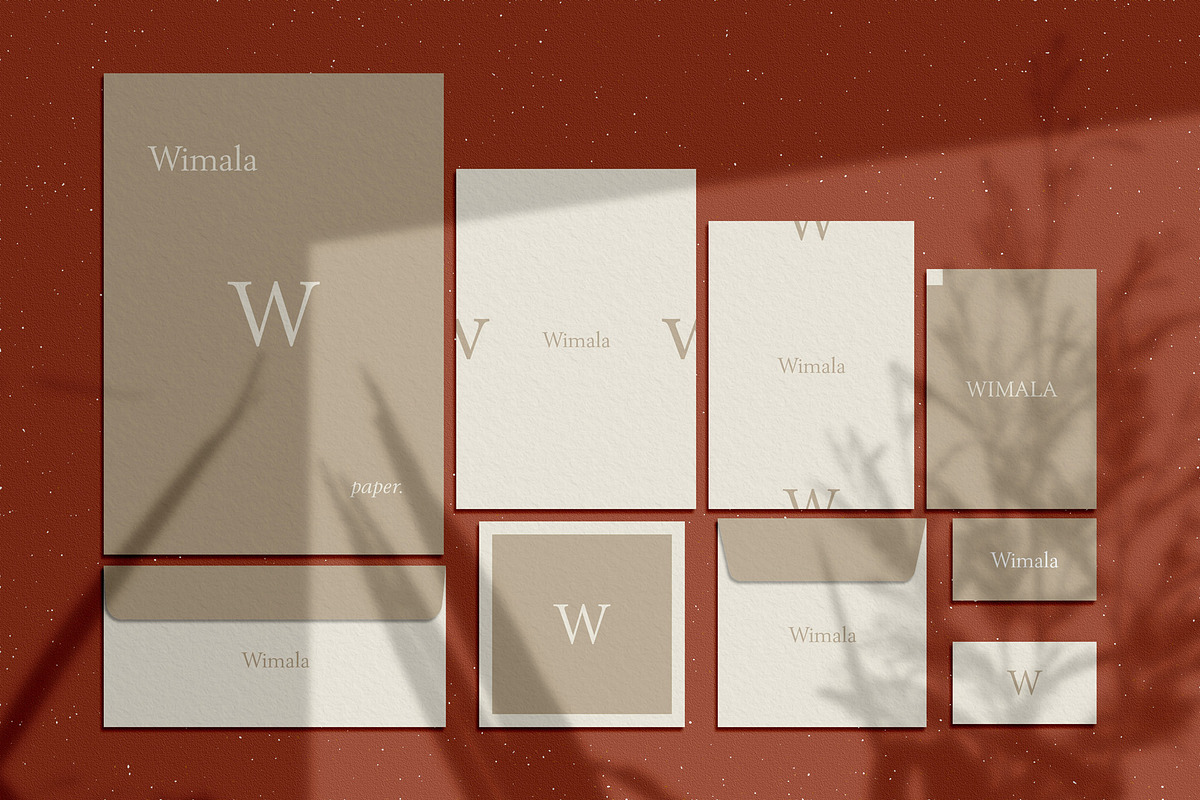 Wimala - Stationary Mockup, a Product Mockup by bolpent (Photo 7 of 9)