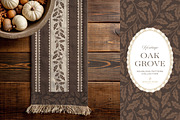Oak & Acorn Autumn Patterns - Brown, a Pattern Graphic by Eclectic Anthology (Thumbnail 12 of 13)