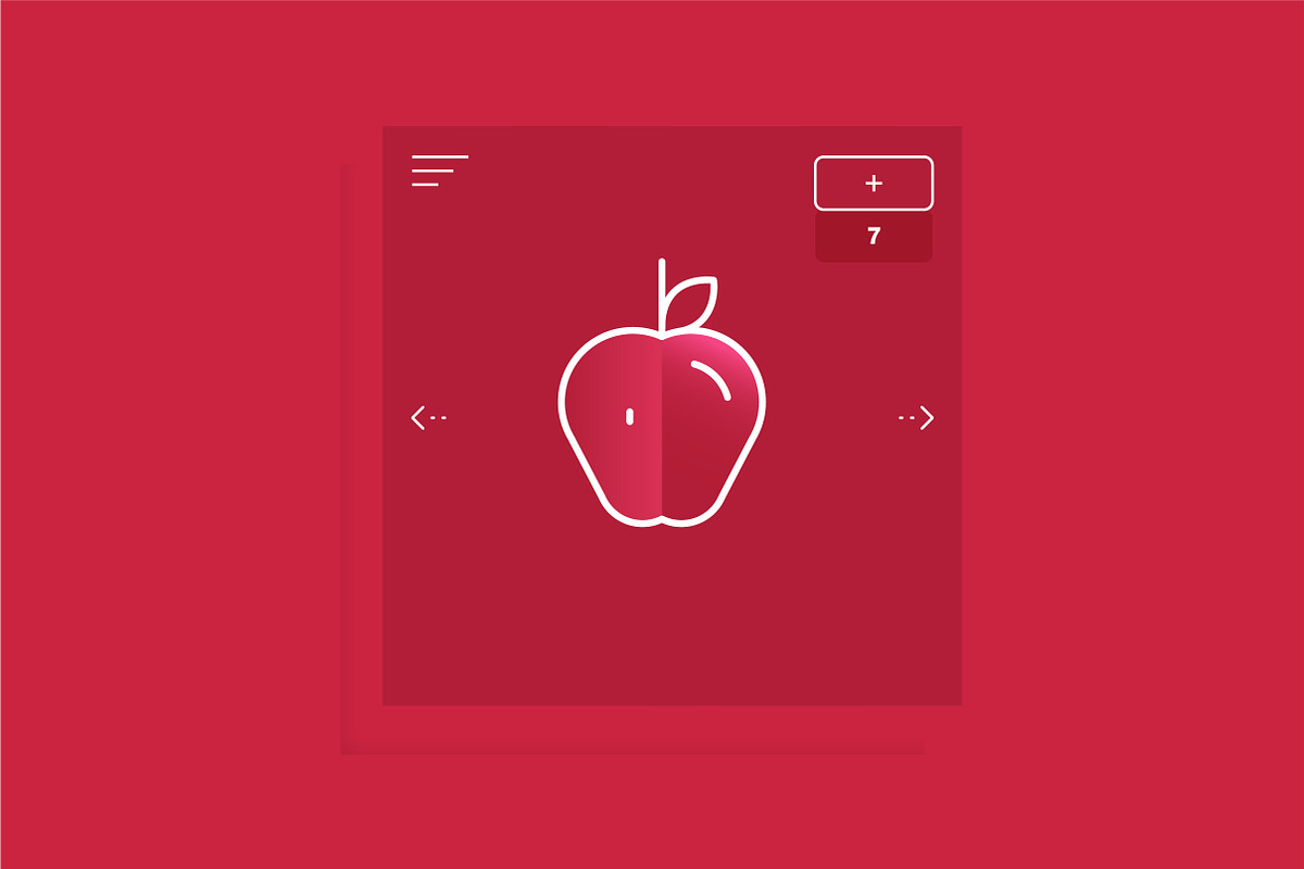 Minimal Food Icons, an Outline Icon by Vineta Rendon (Photo 3 of 9)