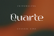 Quarte Classic Line, a Sans Serif Font by AuthenType (Thumbnail 1 of 11)