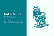 Barbershop Illustration Set, a Work Illustration by ™Creasi (Thumbnail 4 of 6)