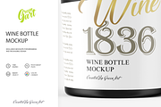 Wine Bottle Mockup, a Product Mockup by Green Art (Thumbnail 7 of 7)