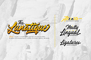The Lunatique, a Script Font by NUGS (Thumbnail 6 of 9)