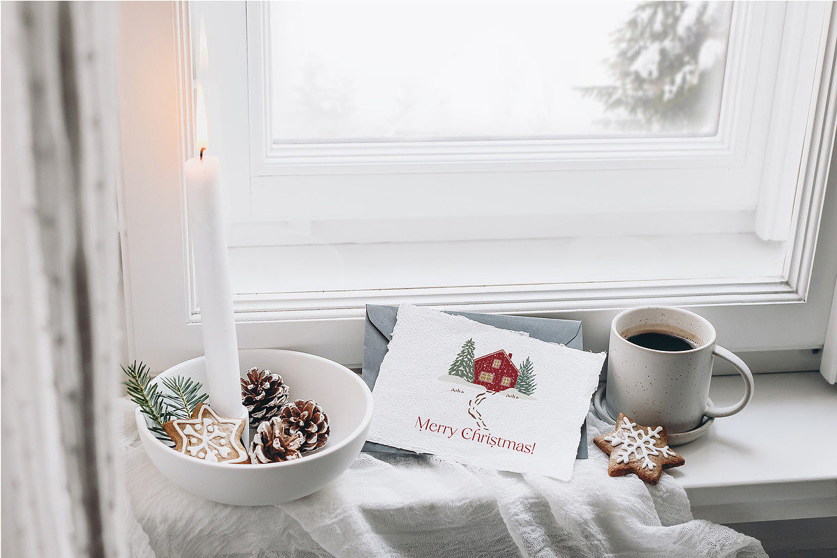 Christmas nature collection, a Seasonal Illustration by Alisovna (Photo 3 of 13)