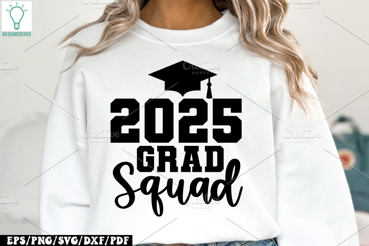 Graduation 2025 SVG Bundle,Senior 25, a Graphic by Designer302 (Photo 3 of 11)