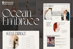 Ocean Embrace Showit Web Template, a WordPress Template by Divinely Guided Studio
