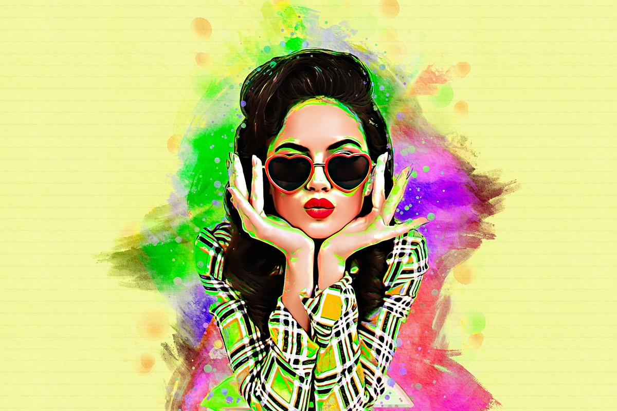 Pet Watercolor Art Plugin, an Action Add-On by MRI STUDIO (Photo 14 of 15)