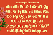 Handriyen Bold Script, a Script Font by madeDeduk (Thumbnail 9 of 10)