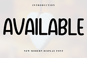 Available, a Serif Font by FreshTypeINK (Thumbnail 1 of 8)