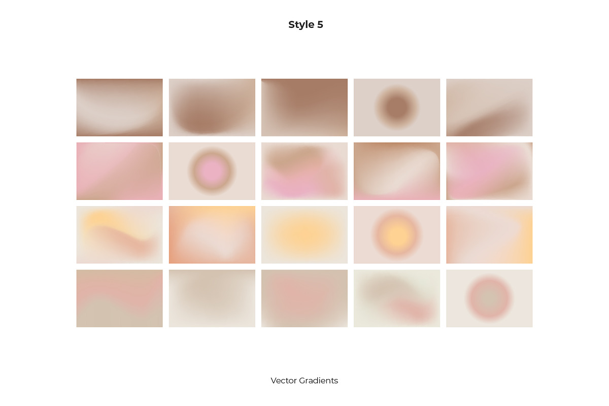 140 Vector Gradient Backgrounds, a Background Graphic by AnnArt