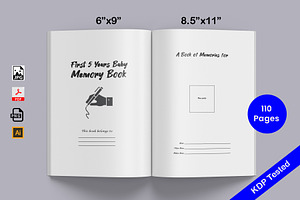 First 5 Years Baby Memory Book